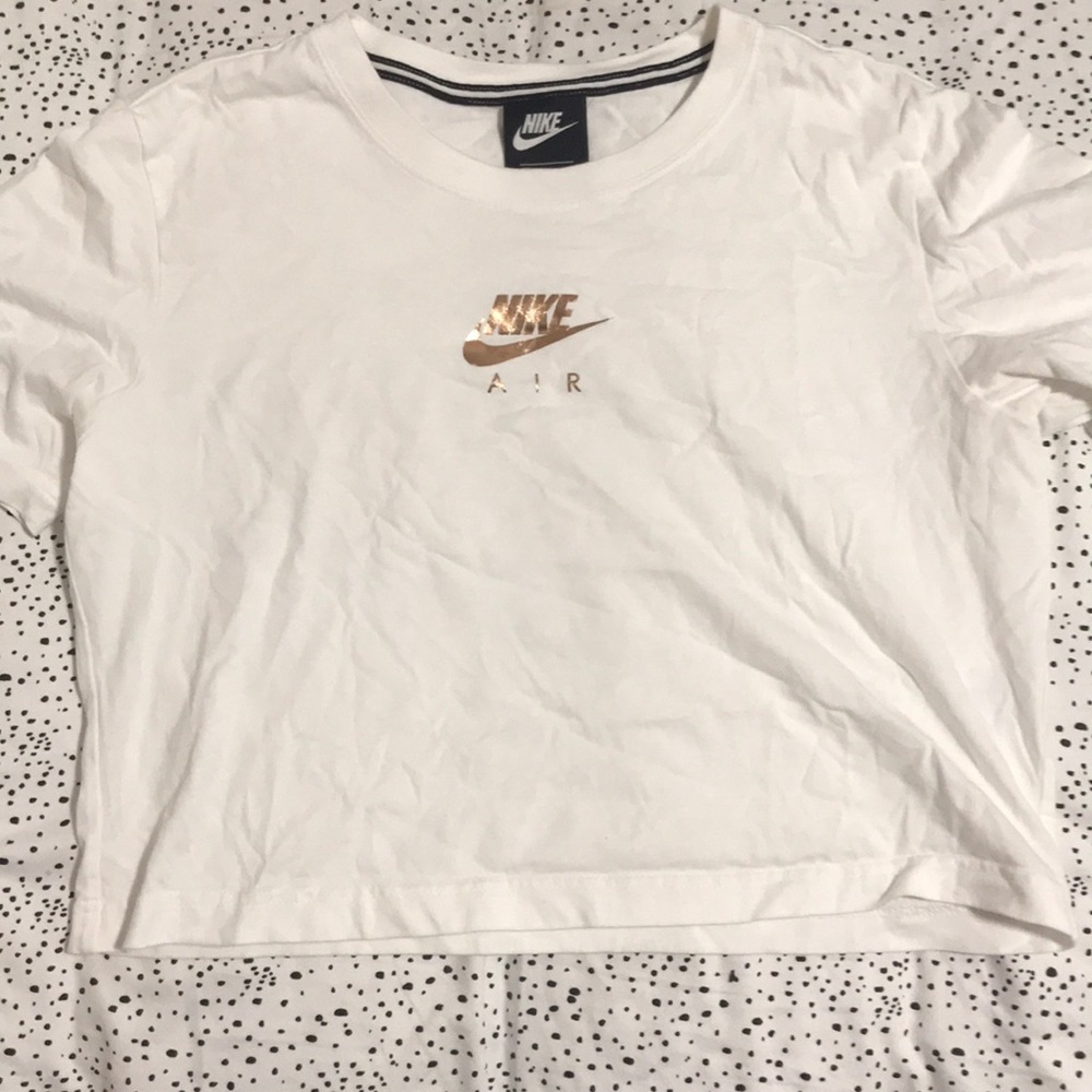 Rose gold Nike air shirt